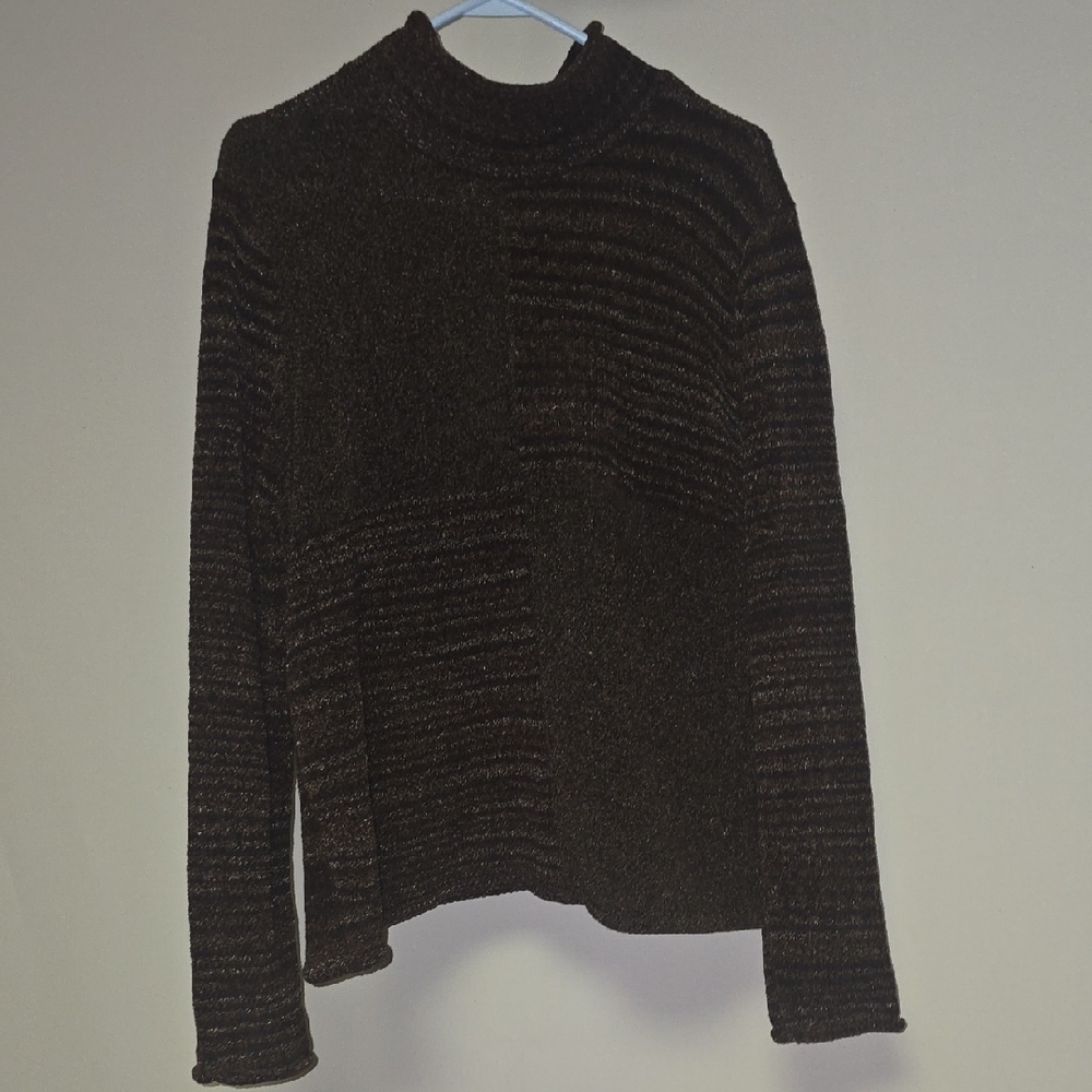 Cozy Brown Turtleneck Sweater